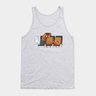 Brown Paper Blarf Tank Top